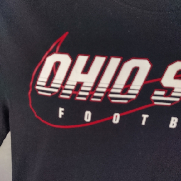 nike ohio state buckeyes Football Men's Size Large Big Swoosh Shirt - Picture 4 of 11